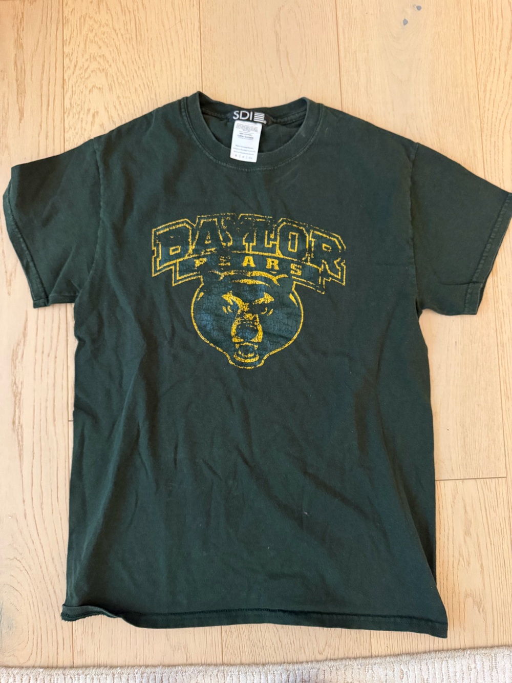 Baylor Bears Green Graphic Short Sleeve Tee